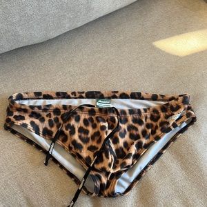 Aussiebum cheetah print swim brief
